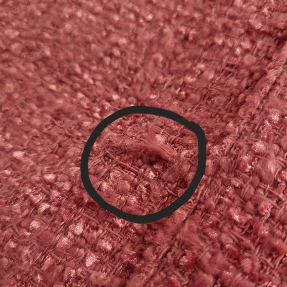 NEW Likely Alani Dress Size 8 Red Violet Short Sleeve Pink Tweed Wool Mini Dress - Picture 16 of 17